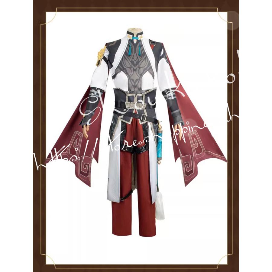 送料無料 崩壊：スターレイル 風  Honkai: Star Rail 景元  Jing Yuan  コスプレ衣装 ウィッグ 靴 cosplay ハロウィン 変装 仮装 コスチューム撮影 祭り_1