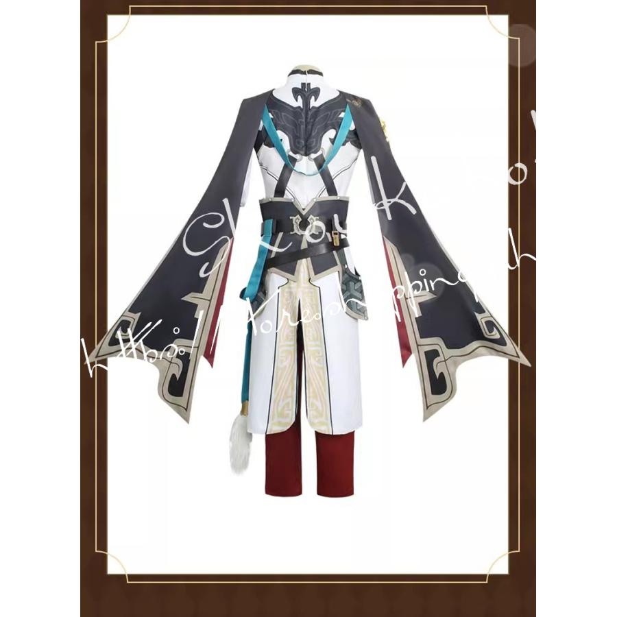 送料無料 崩壊：スターレイル 風  Honkai: Star Rail 景元  Jing Yuan  コスプレ衣装 ウィッグ 靴 cosplay ハロウィン 変装 仮装 コスチューム撮影 祭り_4