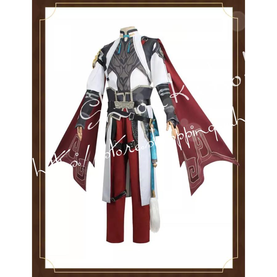 送料無料 崩壊：スターレイル 風  Honkai: Star Rail 景元  Jing Yuan  コスプレ衣装 ウィッグ 靴 cosplay ハロウィン 変装 仮装 コスチューム撮影 祭り_2