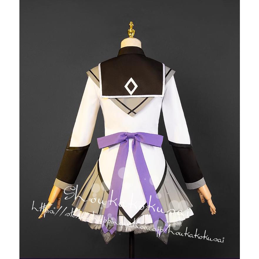 魔法少女まどか☆マギカ 風 暁美 ほむら コスプレ衣装 ウィッグ cosplay コスチューム 変装 仮装 ハロウィン イベント 撮影 祭り_1