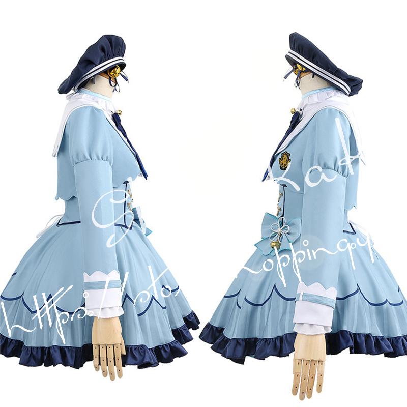 バーチャルYouTuber風 彩虹社 VTuber 天宮こころ コスプレ衣装ウィッグcos靴 演出服 cosplay 変装 仮装ハロウィンの画像