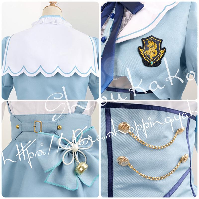 バーチャルYouTuber風 彩虹社 VTuber 天宮こころ コスプレ衣装ウィッグcos靴 演出服 cosplay 変装 仮装ハロウィンの画像