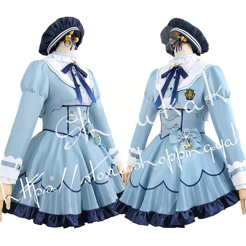 バーチャルYouTuber風 彩虹社 VTuber 天宮こころ コスプレ衣装ウィッグcos靴 演出服 cosplay 変装 仮装ハロウィンの画像
