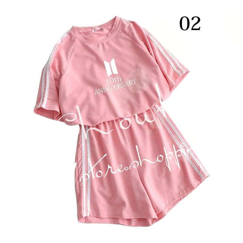 【送料無料】2023新品 BTS 風 10周年周辺 2点セット 韓流 上着 Tシャツ 半袖 半ズボン 潮流グッズ 通気 吸汗 カジュアルウェア ペアルック 大人気 応援服 打歌服｜shoukakokusai｜03