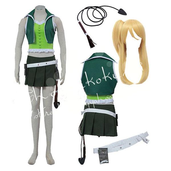 子供用大人用FAIRY TAIL フェアリーテイル風 ルーシィ ハートフィリア  コスプレ衣装 ウィッグ cosplay コスチューム仮装変装