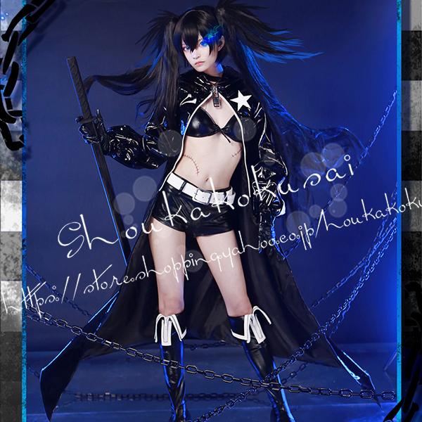 ち*き様 ブラックロックシューター 初音ミク コスプレ衣装 フルセット ち*き様 ブラックロックシューター 初音ミク コスプレ衣装 フル