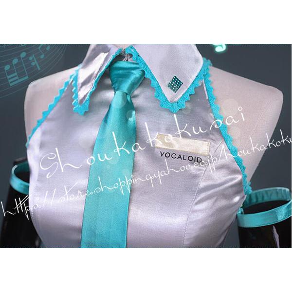 VOCALOID ボーカロイドシリーズ 風 初音ミク コスプレ衣装ウィッグcos靴  変装 仮装 コスチューム 撮影 祭りの画像