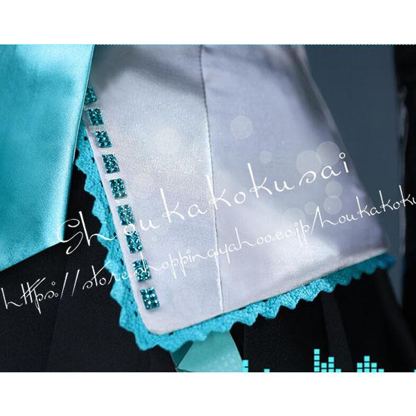 VOCALOID ボーカロイドシリーズ 風 初音ミク コスプレ衣装ウィッグcos靴  変装 仮装 コスチューム 撮影 祭りの画像