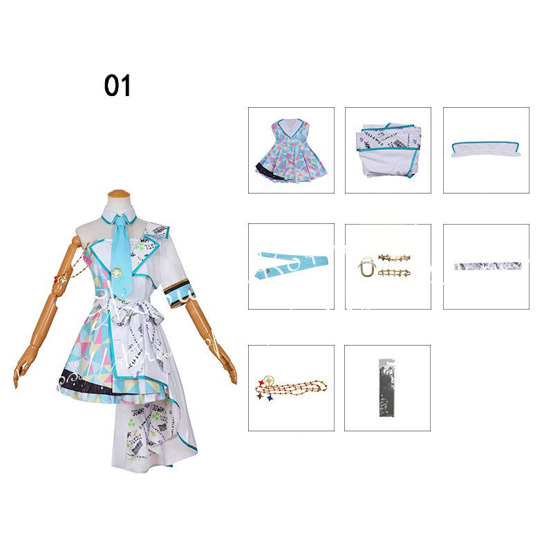 プロジェクトセカイ カラフルステージ! feat. 初音ミク 白石 杏 しらいし あん 打歌服 応援服 コスプレ衣装 日常服 ハロウィン仮装 文化祭の画像