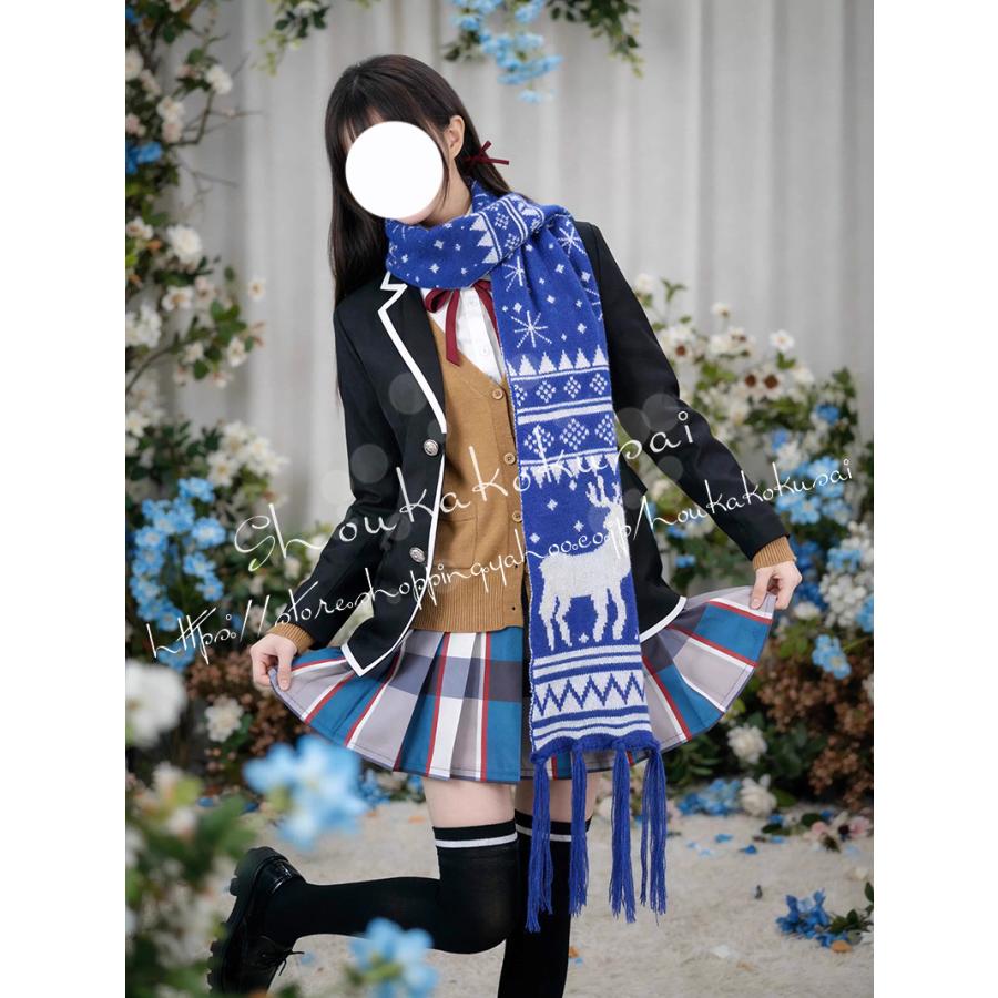 やはり俺の青春ラブコメはまちがっている 雪ノ下雪乃 ゆきのしたゆきの 制服 冬服 コスプレ衣装 イベント変装活動 仮装 学園祭 撮影 祭り クリスマス ハロウィン_1