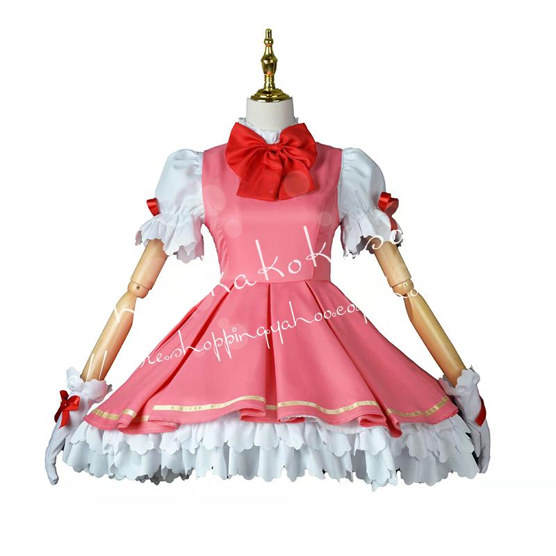 カードキャプターさくら風 木之本桜 戦闘服 大人 子供 コスプレ衣装 日常服 ハロウィン仮装 文化祭_1