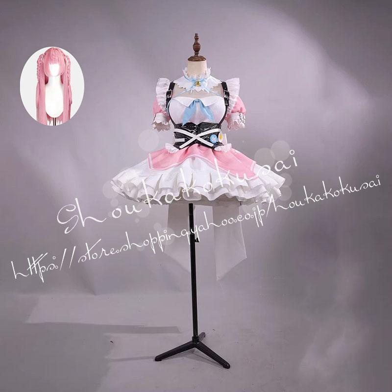 Vtuber 結城さくな　コスプレ　フルセット バーチャル YouTuber Vtuber 結城さくな メイド服 コスプレ衣装 日常服