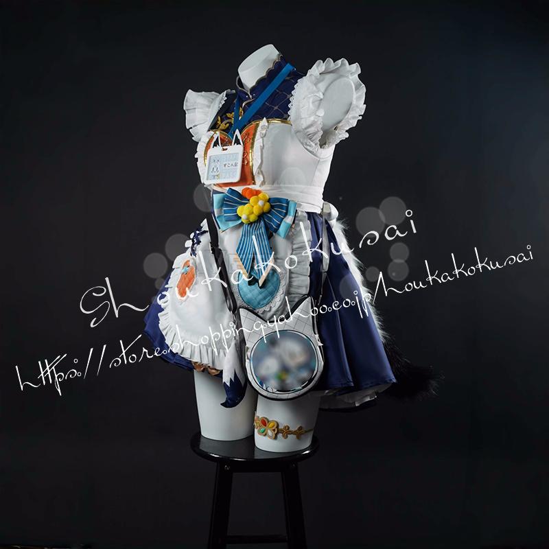 hololive ホロライブ Vtuber 白上フブキ しらかみ ふぶき メイド服 