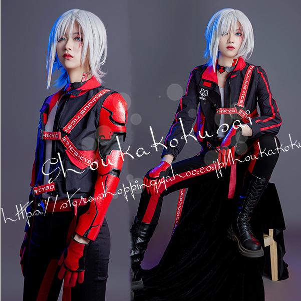 にじさんじ 風 VTuber彩虹社 YouTuber Fulgur Ovid ファルガー・オーヴィド コスプレ衣装 ウィッグ cos靴 演出服 cosplay 変装 仮装 撮影 祭り