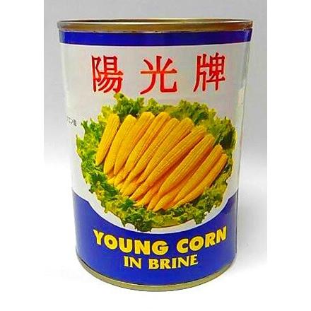 業務用・陽光・ヤングコーン・ホール水煮・3号缶・内容総量540g（固形