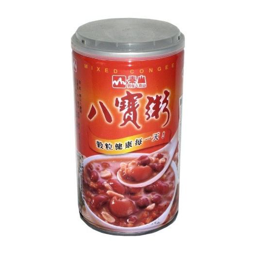 横浜中華街 泰山 八宝粥） 375g（缶）、さまざまな穀物が入る甘いお粥
