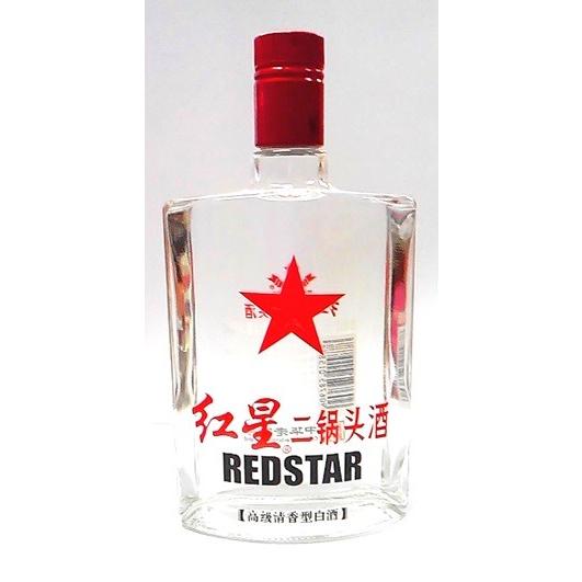 中国白酒】紅星二鍋頭 RED STAR 高級清香型白酒50℃ 500ml（大瓶
