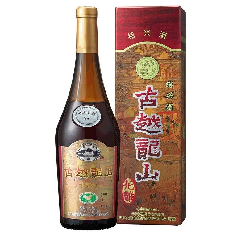 横浜中華街 永昌源 古越龍山 陳年10年 紹興酒 700mlX1本、17度、化粧