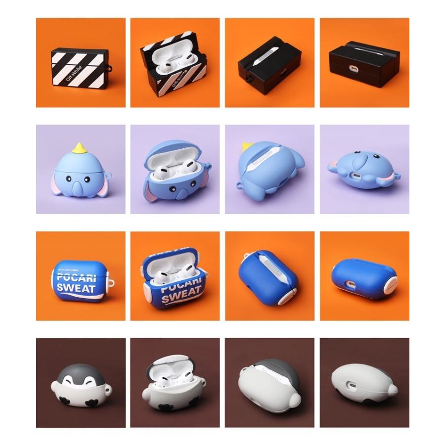 AirPods pro 本体 キャラクターケース付き Amazon | ケース for Airpods Pro キャラクター かわいい イヤー