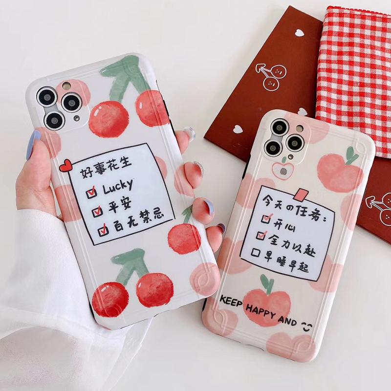 Iphone Se Xs Max Xr 11 11pro 11promax Case アイフォン ケース イラスト かわいい 桃 さくらんぼ カラフル ケース スマホカバー Biph066 祥興ヤフーショップ 通販 Yahoo ショッピング