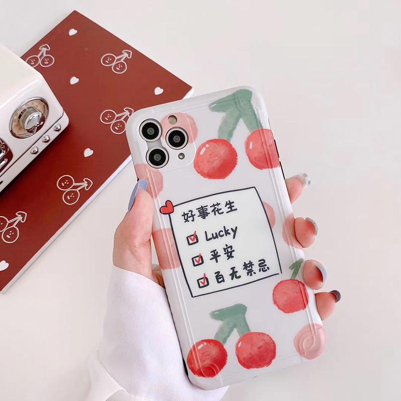 Iphone Se Xs Max Xr 11 11pro 11promax Case アイフォン ケース イラスト かわいい 桃 さくらんぼ カラフル ケース スマホカバー Biph066 祥興ヤフーショップ 通販 Yahoo ショッピング