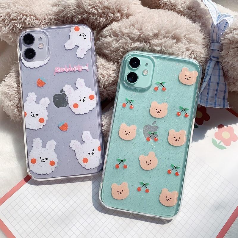 ギャラクシー Samsung S Splus キャラクター うさぎ クマ フルーツ イラスト ケース カバー 透明 クリア かわいい おしゃれ G 祥興ヤフーショップ 通販 Yahoo ショッピング