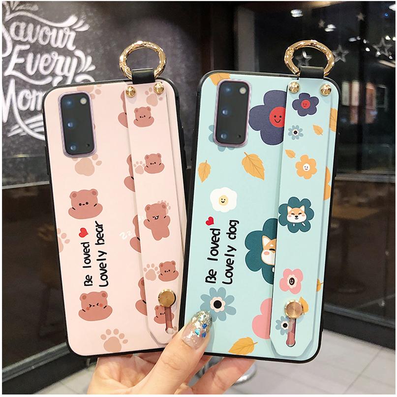 Galaxy S Splus Sultla ケース カバー スマホケース イラスト かわいい くま イヌ バンド付き 落下防止 ストラップ キャラクター 花 スタンド付き G000 祥興ヤフーショップ 通販 Yahoo ショッピング