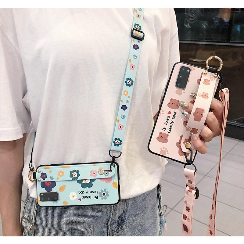 Galaxy S Splus Sultla ケース カバー スマホケース イラスト かわいい くま イヌ バンド付き 落下防止 ストラップ キャラクター 花 スタンド付き G000 祥興ヤフーショップ 通販 Yahoo ショッピング