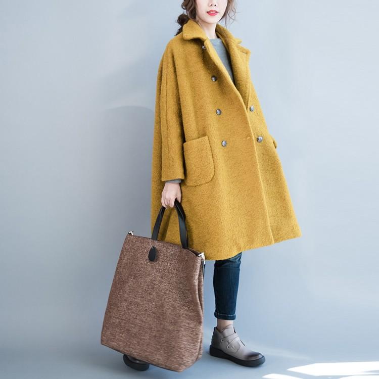 オーバーコート レディース ウールコート ロングコート アウターコート ピーコート Pコート トレンチコート ダッフルコート ダッフルボタン ゆったり Jac009 祥興ヤフーショップ 通販 Yahoo ショッピング