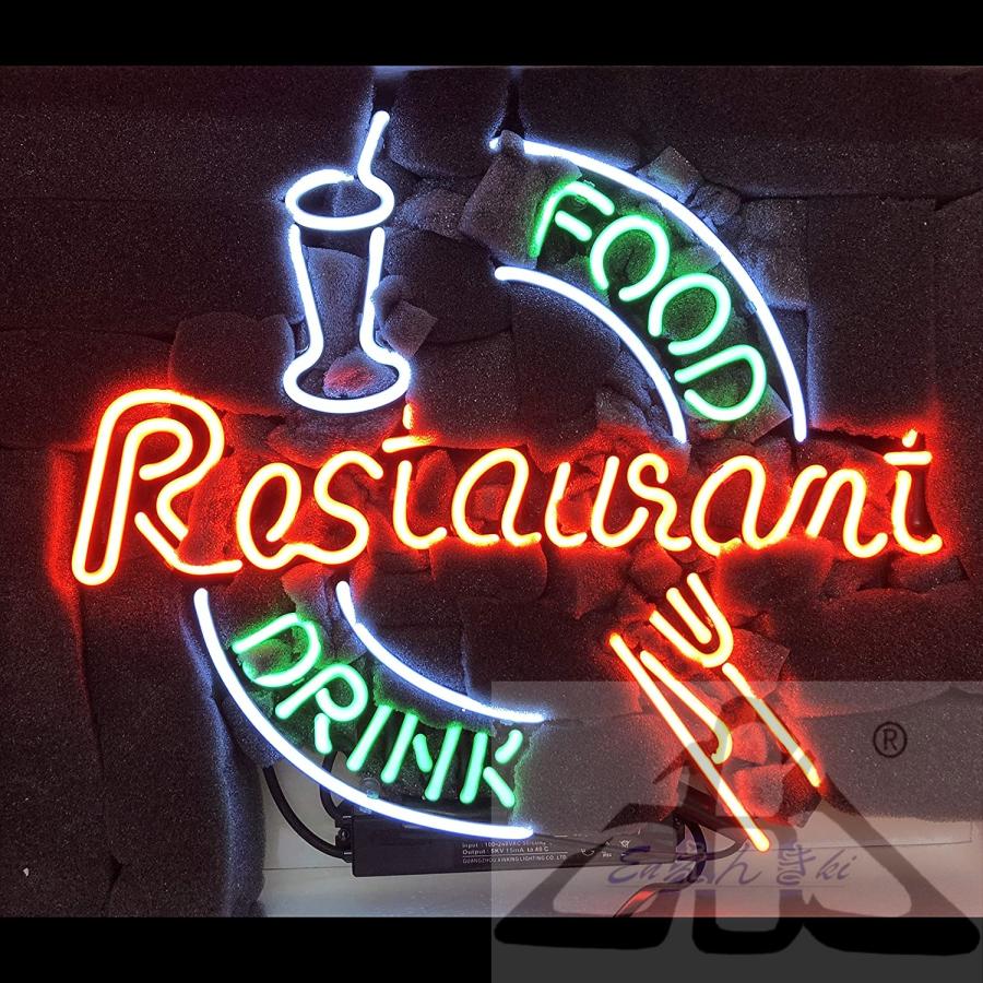ネオンサイン NEON SIGN レストラン ガラス管製 手作り ネオンライト