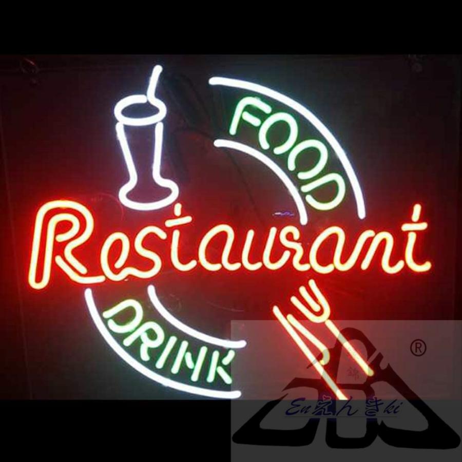 ネオンサイン NEON SIGN レストラン ガラス管製 手作り ネオンライト