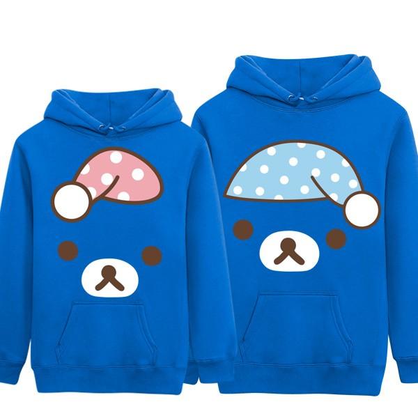 リラックマパーカー リラックマメンズ レディース カップル ペアルック