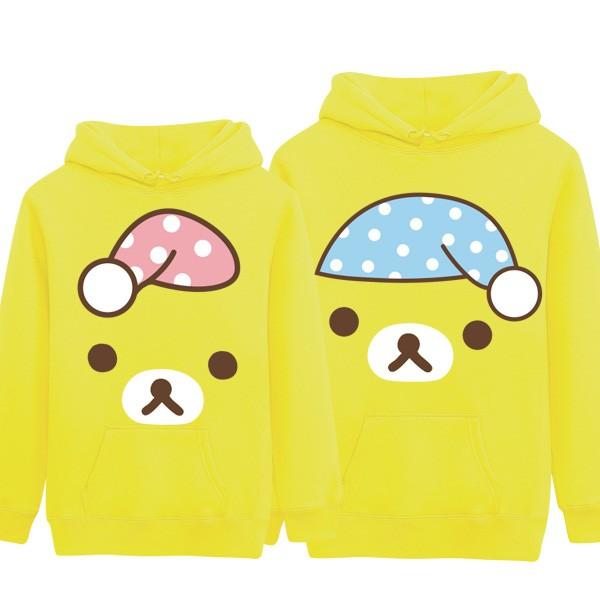 リラックマパーカー リラックマメンズ レディース カップル ペアルック