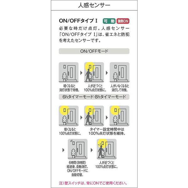 DOL-4670YB 人感センサー付アウトドアスポット 大光電機 照明器具