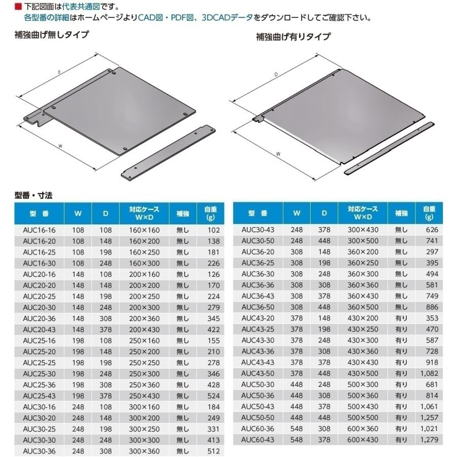 タカチ（TAKACHI） AUC25-30 AU□シリーズ専用シャーシ : あ