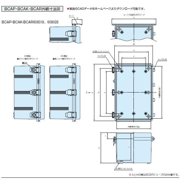 ＢＣＡＰ型防水・防塵開閉式 ＡＢＳプラボックス （送料無料） 【EVPHEV】