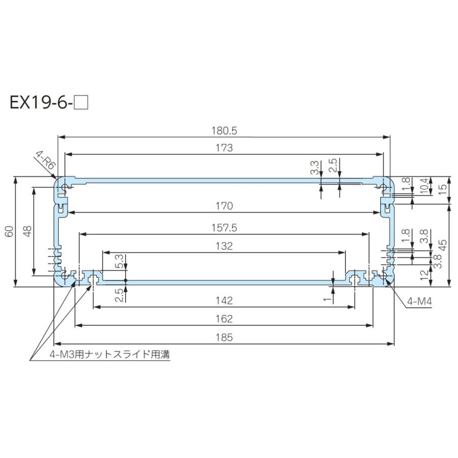 EX19-6-13BB/BS/SB/SS EX型アルミ押出材ケース(送料無料) :EX19-6-13XX:あぼ電機 - 通販 - Yahoo!ショッピング EX19-6-13BB/BS/SB/SS EX型アルミ押出材ケース(送料無料) :EX19-6-13XX:あぼ電機 - 通販 - Yahoo!ショッピング