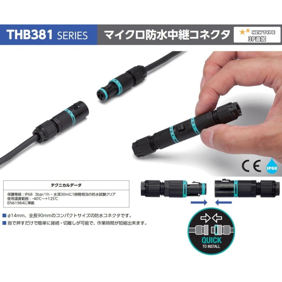 た：V2.1接続機一式＋中継コネクタケーブル M12コネクタ中継ブロックケーブル付き型 | ミスミ | MISUMI(ミスミ)