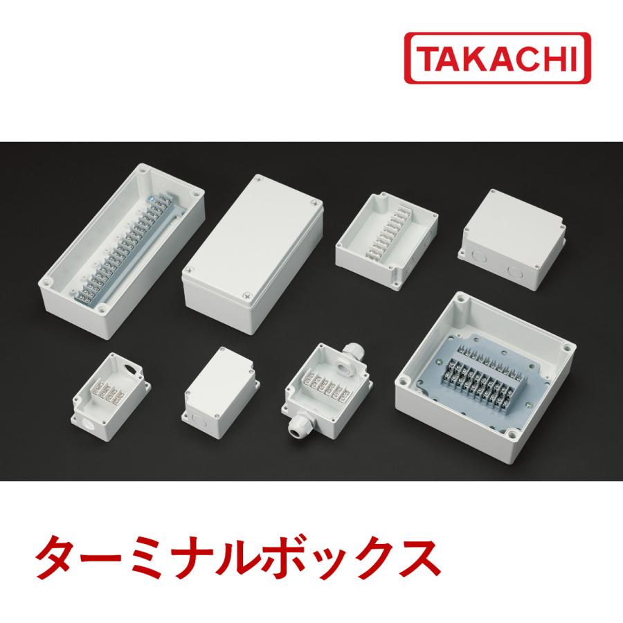 square ターミナル 箱などの付属品付属可 タカチ（TAKACHI） TMB-15PCS ターミナルボックス : あぼ電機