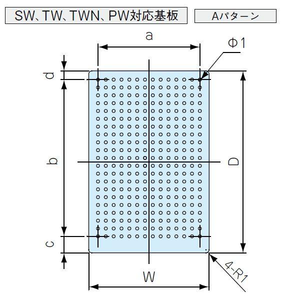 タカチ TNF34-49 TNF型 鉛フリーユニバーサル基板 タカチ TNF34-49 TNF型 鉛フリーユニバーサル基板