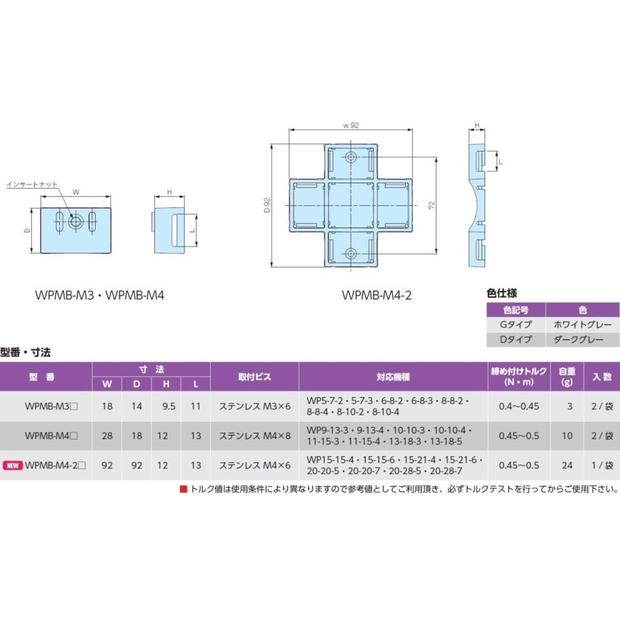 ＷＰＭＢ-Ｍ４-３ Ｇ／Ｄ マウントブラケット（７点以上で送料無料）｜shoumei1616｜05