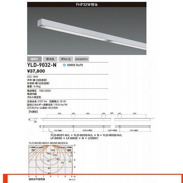 【限定価格セール！】 照明器具 山田照明 激安 ベースライト（yamada） YLD-9032-N ベースライト