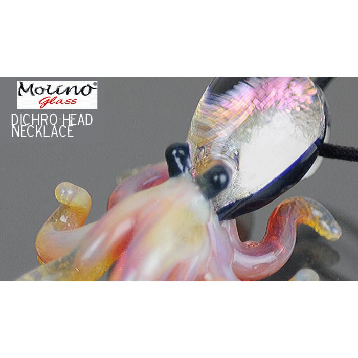 [代引き以外で送料無料]MOLINO　Glass Necklace　ダイクロ/OCTOPUS｜shounandou｜04