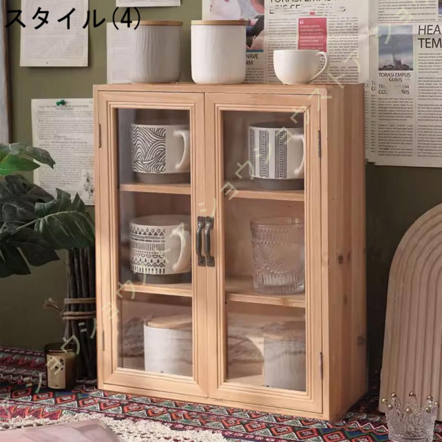 卓上食器棚 木製 上置き カウンター上収納 カップボード 収納 卓上食器棚 木製 上置き カウンター上収納 カップボード 収納