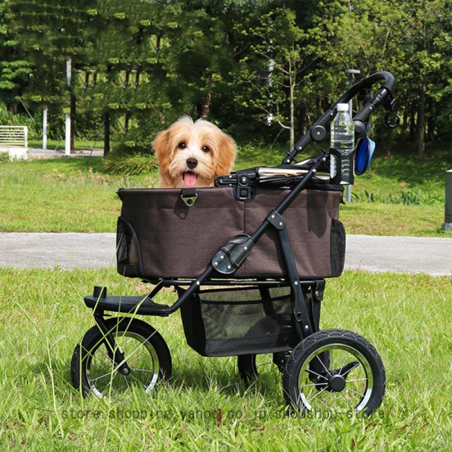 MILA&LOUIS ペットカート 犬用カート分離型 耐荷重25Kg ブラック