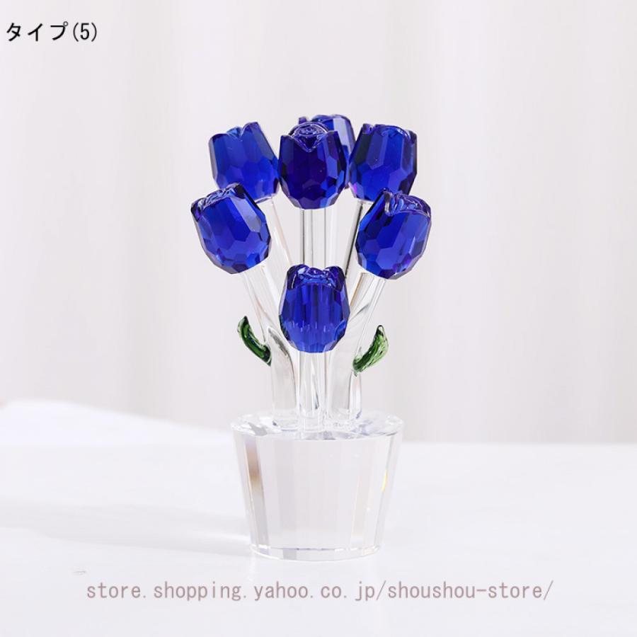 クリスタルローズ 鑑賞用 枯れない薔薇 フラワー置物 インテリア クリスタルローズ 鑑賞用 枯れない薔薇 フラワー置物 インテリア