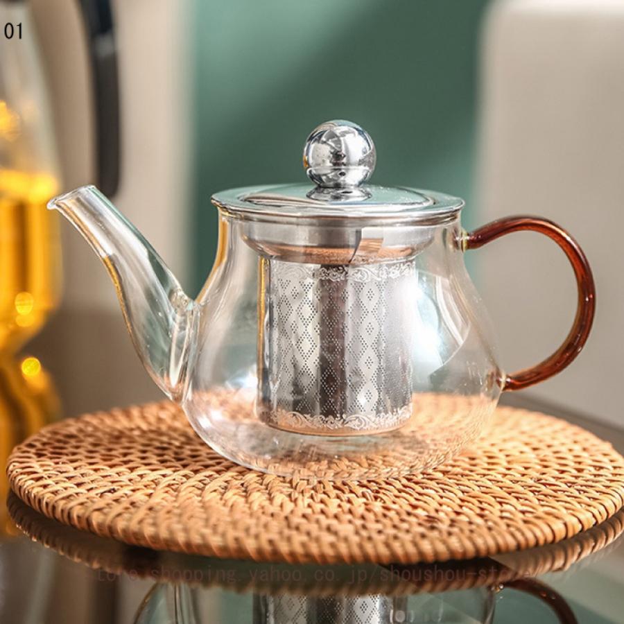 ティー 急須紅茶 茶漉し ガラスポット 洗いやすい ティー急須 ティー 急須紅茶 茶漉し ガラスポット 洗いやすい ティー急須