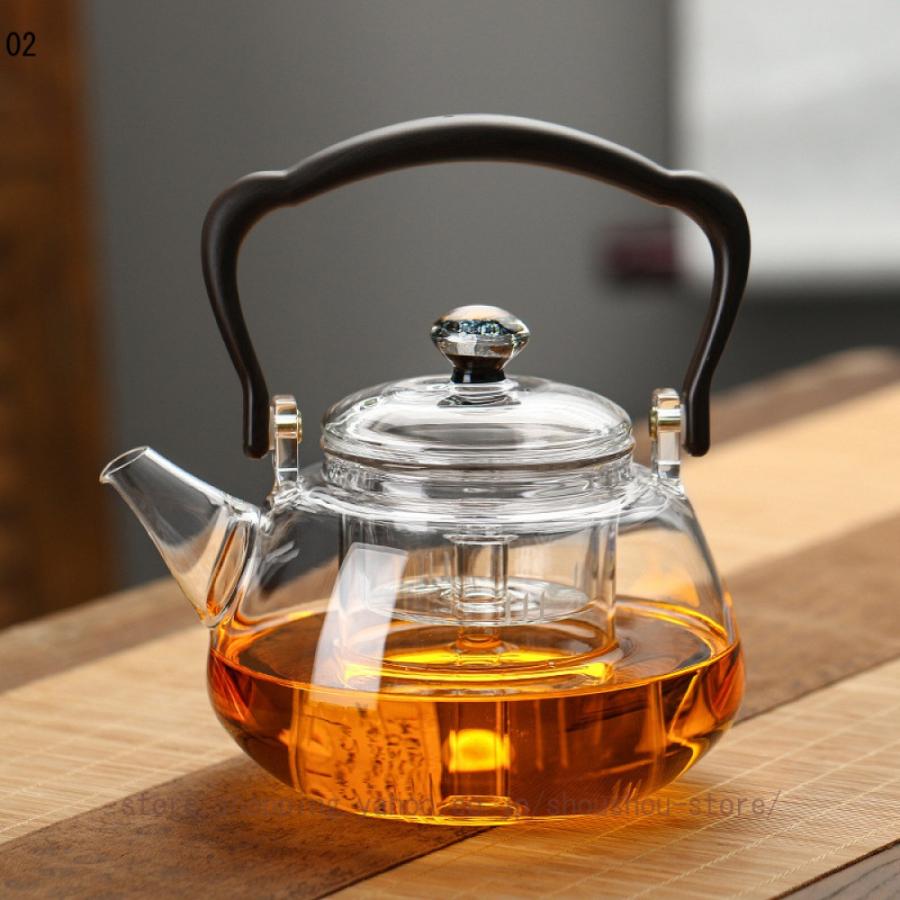 透明ティーポット ガラス製 耐熱 お茶 紅茶 キッチン雑貨 透明 透明ティーポット ガラス製 耐熱 お茶 紅茶 キッチン雑貨 透明