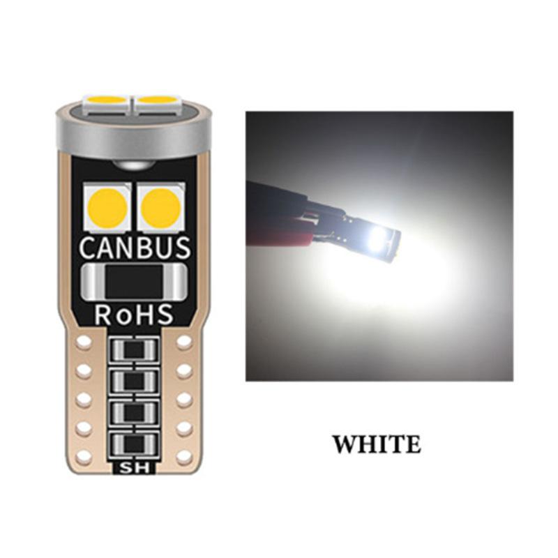 2個入 T10 LED 3030SMD ホワイト 高輝度爆光 canbus キャンセラー内蔵 ledバブル チップ搭載 12V ポジションランプ ナンバー灯 ルーム ウェッジ｜shouun｜02