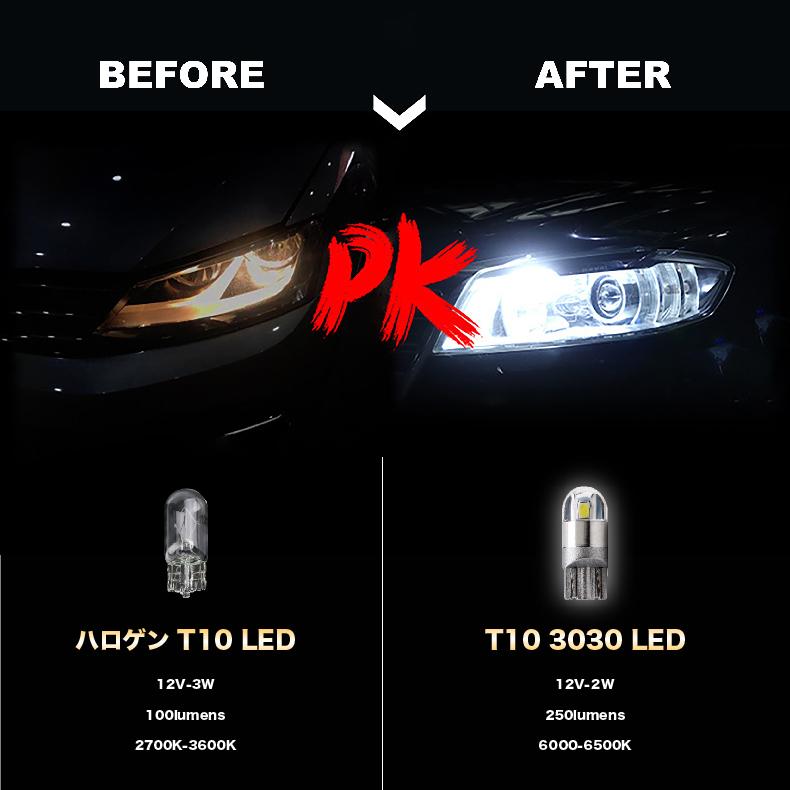 1個入 T10 LEDバルブ 3030 SMD ポジションランプ ライセンスランプ ドアカーテシランプ ルームランプ W5W ポジション カーテシナンバー灯 T16 ホワイト｜shouun｜07